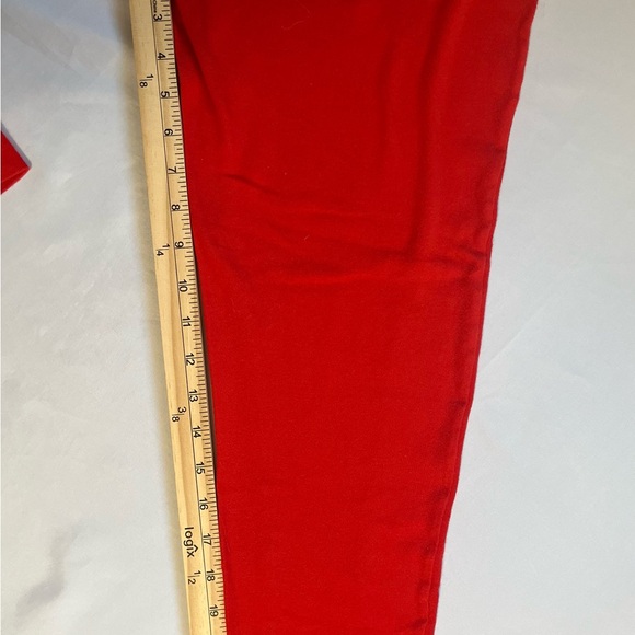 Women’s Christmas Nightwear Themed Pajamas in Red/White Sz LG - Picture 7 of 9